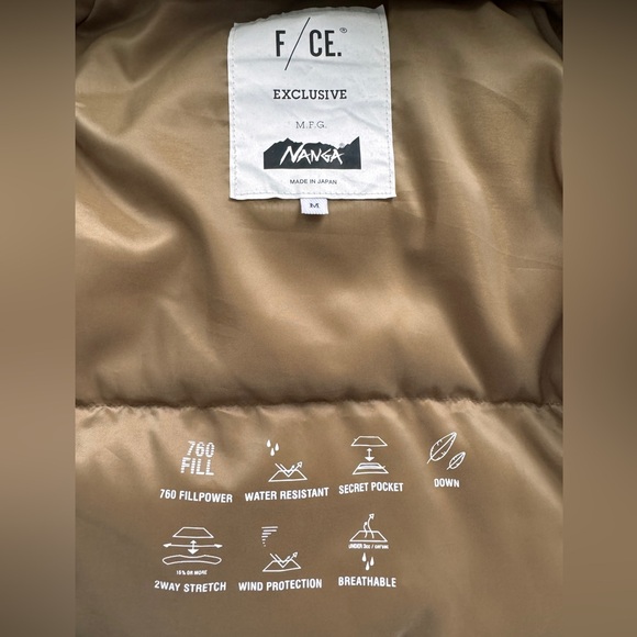 NANGA x F/CE down jacket - Picture 3 of 7